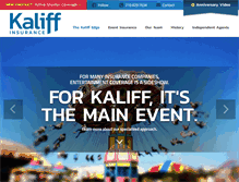 Tablet Screenshot of kaliff.com